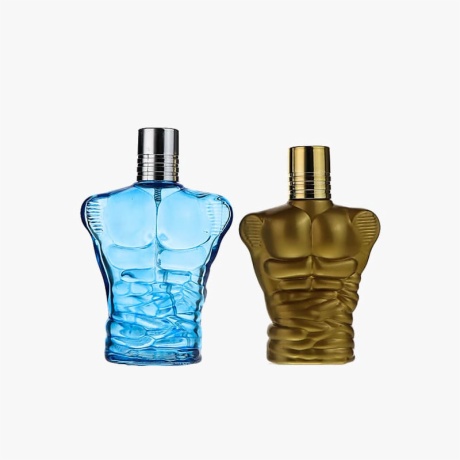 70ml 90ml 100ml Blue Gold  Men's Body Perfume Bottle