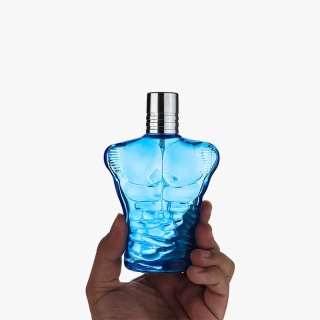 70ml 90ml 100ml Blue Gold  Men's Body Perfume Bottle