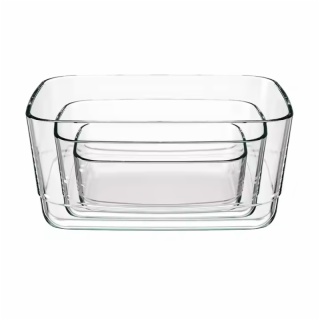 720ml 1500ml 2900ml borosilicate glass food storage boxes