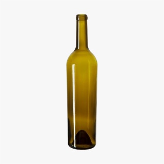 750ml Antique Amber Bordeaux Wine Bottle