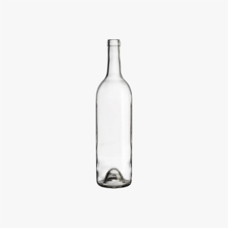 750 ml Clear Bordeaux Glass Wine Bottles