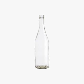 750ml Clear Burgundy Wine Glass Bottles
