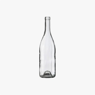 750ml Clear Burgundy Wine Bottles