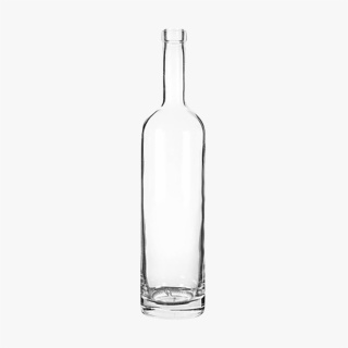 750 ml Clear Glass Bordeaux Wine Bottles