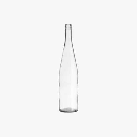 750ml Clear Hock Wine Glass Bottles