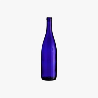 750ml Cobalt Blue Hock Wine Bottles
