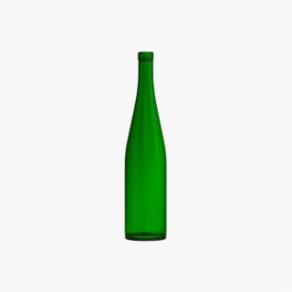 750ml Green Hock Wine Bottles