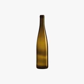 750ml Green Hock Glass Wine Bottles