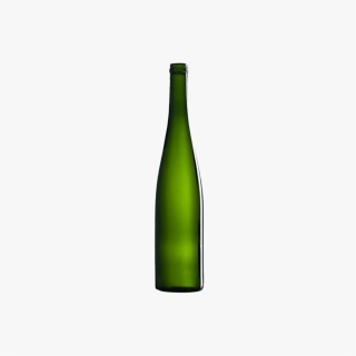 750ml Green Hock Wine Glass Bottles