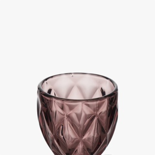 8oz Purple-Red Goblet Glass