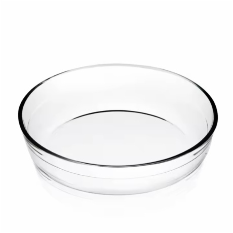 9 inch round borosilicate glass oven dish