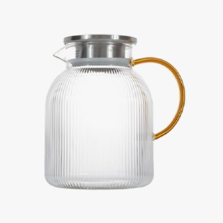 small glass teapot