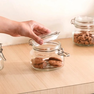 airtight small glass jar