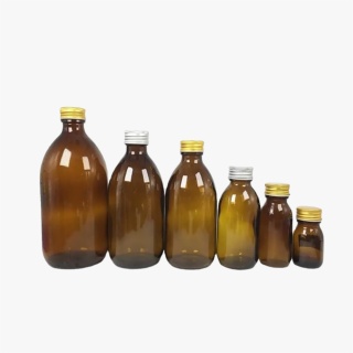 Amber Glass Medicine Bottles