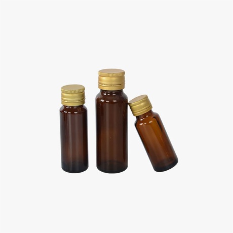 Amber Glass Pharmacy Bottles