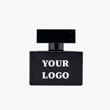 black square perfume bottle