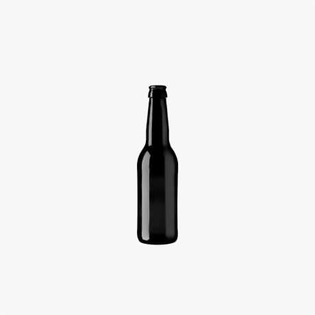 Black Glass Beer Bottles
