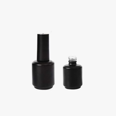 black nail polish bottle