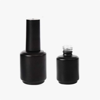black nail polish bottle