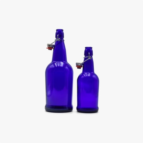 Blue Swing Top Bottles