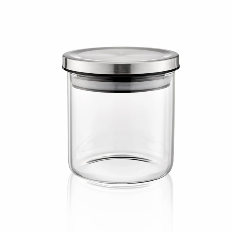borosil airtight container with stainless steel lid