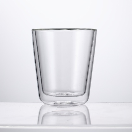 borosilicate double insulated glass cup