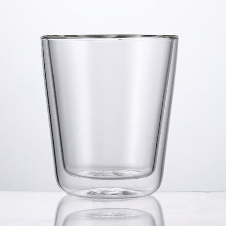 borosilicate double insulated glass cup