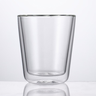 borosilicate double insulated glass cup