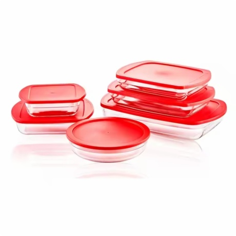 borosilicate glass bakeware with airtight lids