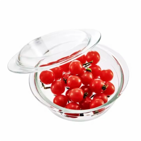 Borosilicate Glass Casserole Dish with Lid 1400ml 2100ml 3000ml 4000ml