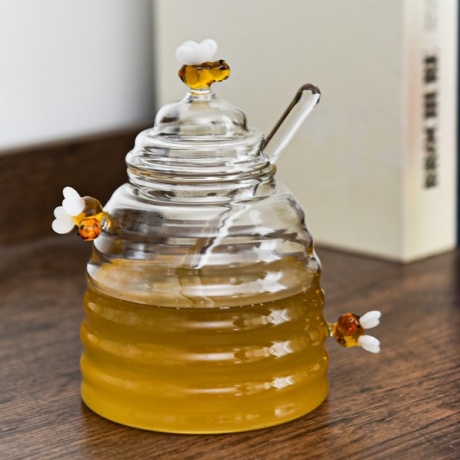 borosilicate-glass-honey-jar