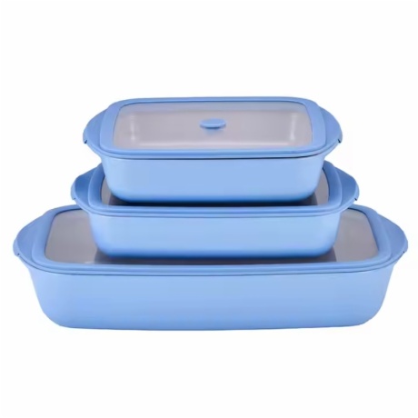 borosilicate glass lasagna pan with vented lid