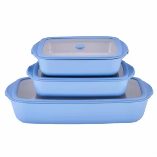 borosilicate glass lasagna pan with vented lid