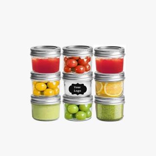 Borosilicate Glass Mason Jar 4oz