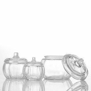 Borosilicate Glass Pumpkin Jar