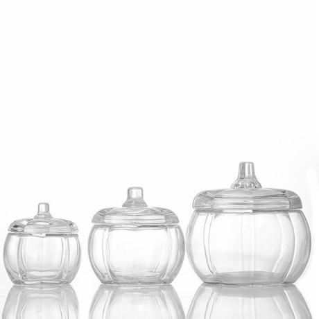 Borosilicate Glass Pumpkin Jar