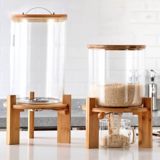 Borosilicate Glass Rice Dispenser