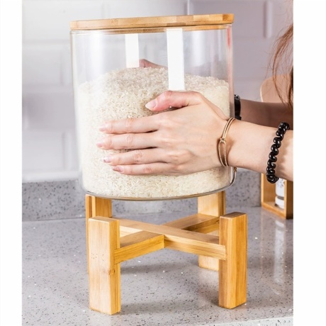 Borosilicate Glass Rice Dispenser