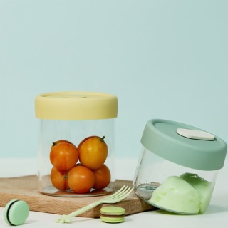 Borosilicate Glass Snack Jars