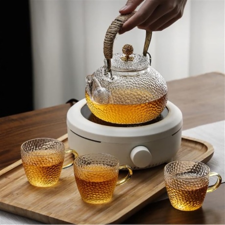 Borosilicate Glass Stovetop Tea Kettle