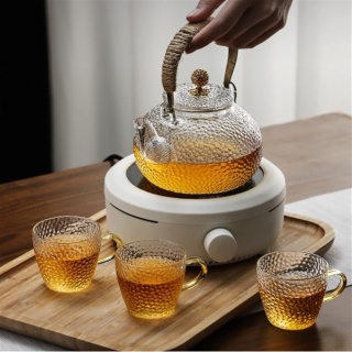 Borosilicate Glass Stovetop Tea Kettle