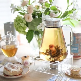 Borosilicate Glass Teapot 40 Oz