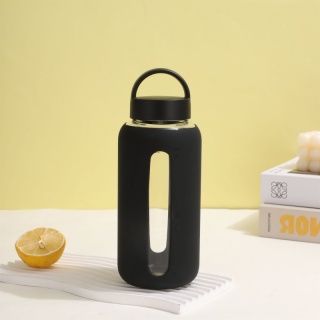 Borosilicate Glass Water Bottle With Sleeve