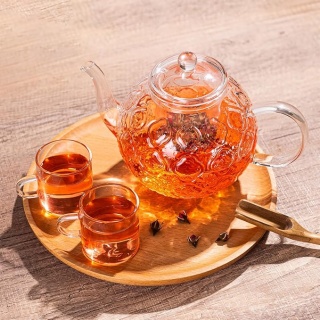 Borosilicate Microwave-Safe Glass Tea Kettle