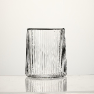 Borosilicate Ribbed Glass Tumbler