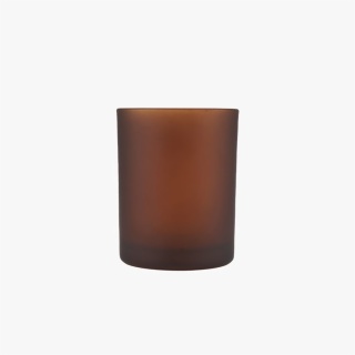 Brown Frosted Candle Tumbler