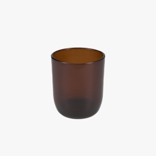 Brown Glossy Candle Jar