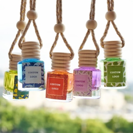 car perfume bottle hanging