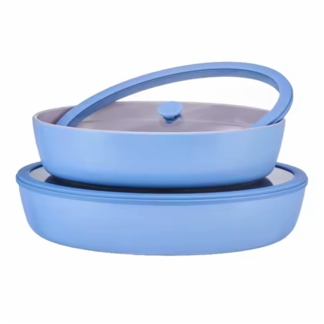 ceramic coating oval glass baking dish