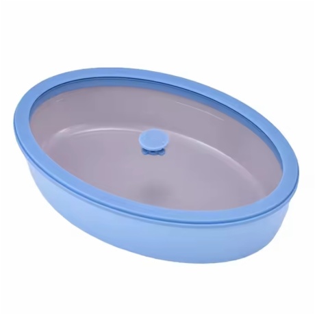 ceramic coating oval glass baking dish